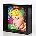 Romero Britto Disney Cinderella Pop Princess Art Block Display 4033869 New
