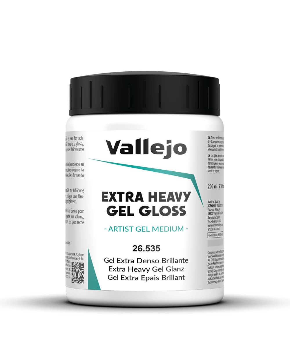 Vallejo Diorama FX Acrylic Paint, Transparent Texture for Terrain, Snow, Water, and Mud, 200 ml for Model Making