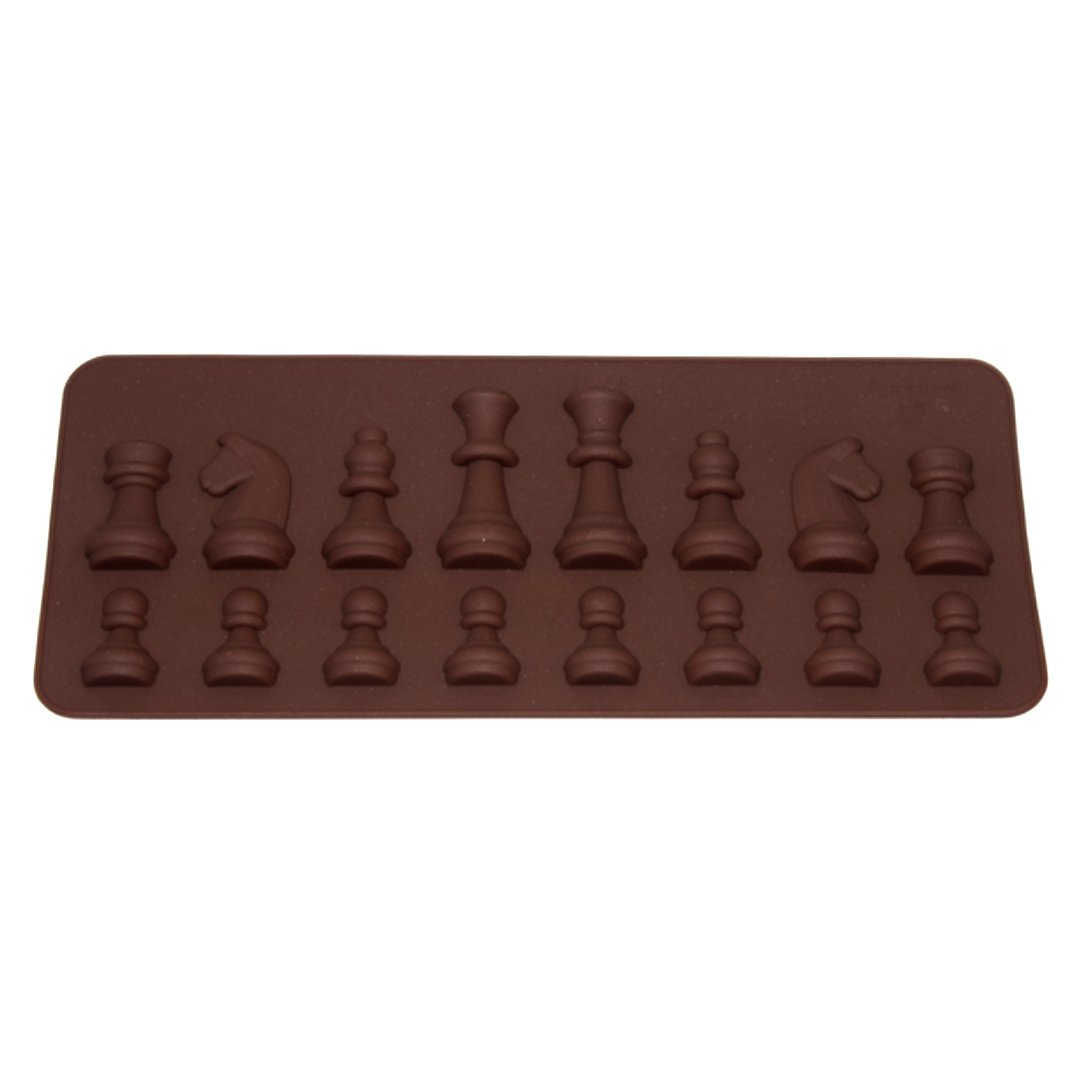 Millya Silicone International Chess Shape DIY Chocolate Mould Jelly Candy Ice Cream Cake Fondant Molds Baking Tool