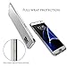 JUSTSWAG Guoer Galaxy S7 Case Transparent Crystal Clear Premium Protective Hard PC Back Flexible TPU Bumper Scratch Resistance,Shock Proof,Anti-skiding Slim Thin for Samsung Galaxy S7 Smartphone
