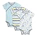 SkipHop Baby Boys' Side-Snap Short Sleeve Bodysuit Set