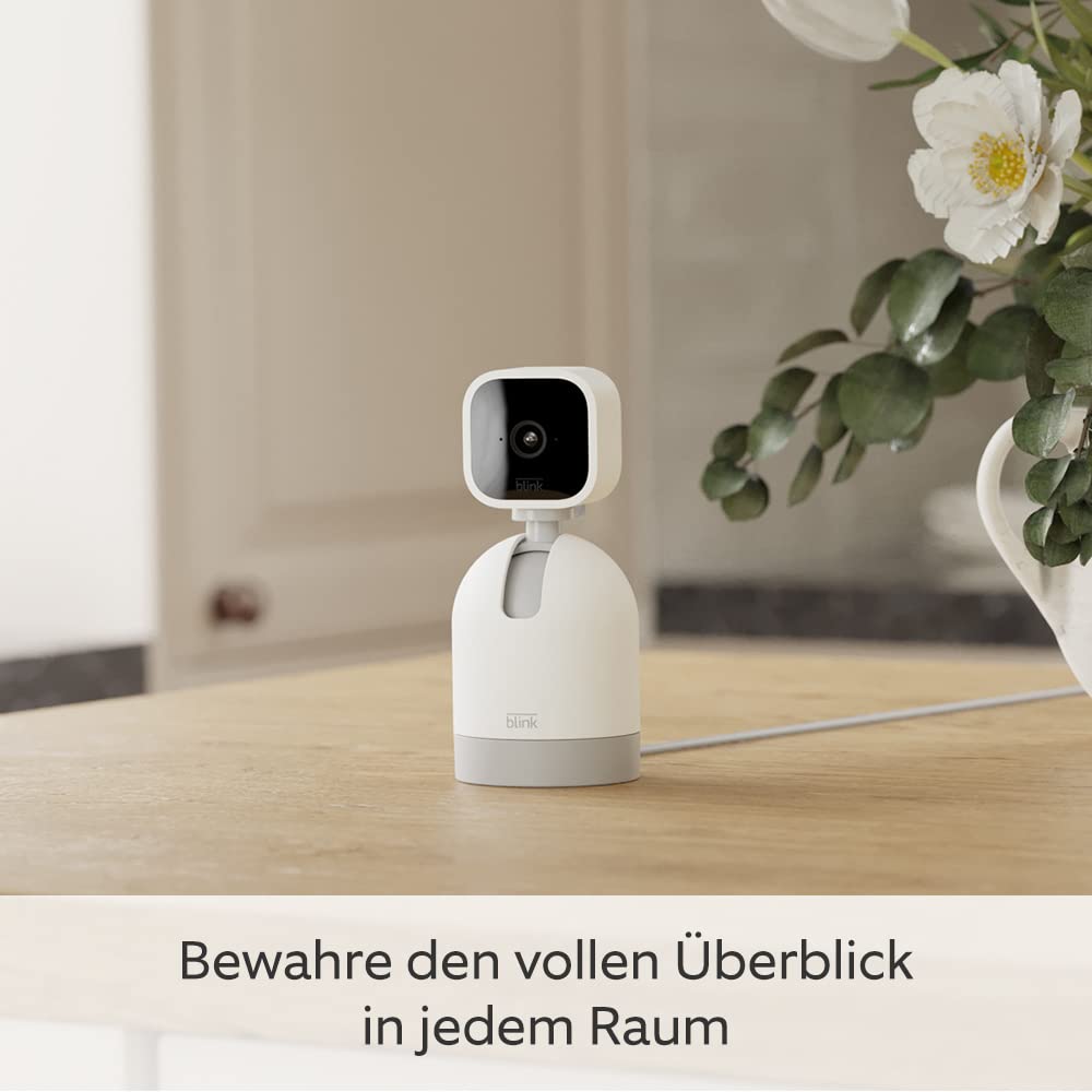 Blink Mini Pan-Tilt Camera | Bewegliche Plug-in-Überwachungskamera für den Innenbereich, Zwei-Wege-Audio, HD-Video, Bewegungserfassung, Funktioniert mit Alexa (schwarz) 2