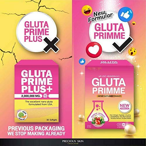 Gluta Prime Plus 30 Caps 2000000mg Beauty Skin Super Nigeria