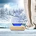 Eon Concepts Storm Glass Weather Predictor - Barometer Bottle with Stunning & Colorful LED Wood Base | Decorative Centerpiece for Home & Office | Birthday Friendship Novelty Unique Gift Idea (MEDIUM)