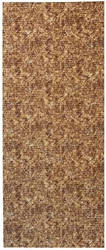 26inch X 10ft BROWN Non-Slip Rubber Hallway Kitchen Bathroom SOFT FOAM Long Runner Mat Rug Custom Size-able (26 inch wide by 10 feet long)