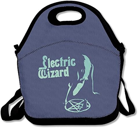 Black ELECTRIC WIZARD Cute Adult And Child Lunch Bag