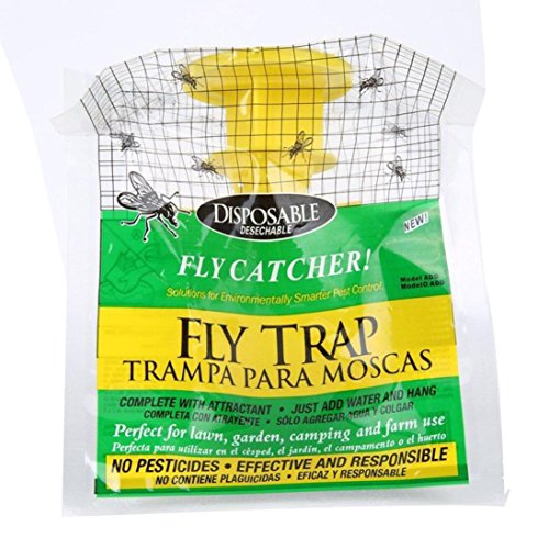 Botrong Disposable Fly Trap Catcher Fly Catcher Insect Trap Hanging Style Pest Control