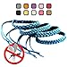 Kinven Original Mosquito Repellent Bracelet Natural DEET FREE Insect Repellent Bands, Anti Mosquito up to 360Hrs Protection Outdoor and Indoor, for Adults & Kids, 4 bracelets, Color: Light Blue
