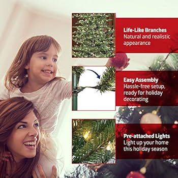 Featured image of post 9 Ft Pre Lit Slim Christmas Tree 1000 Lights