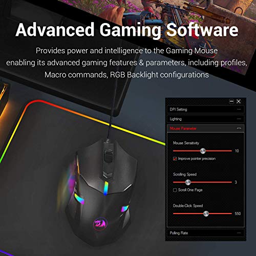Redragon-M601-RGB-Gaming-Mouse-Backlit-Wired-Ergonomic-7-Button-Programmable-Mouse-Centrophorus-with-Macro-Recording-Weight-Tuning-Set-7200-DPI-for-Windows-PC-Black