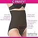 UpSpring C-Panty C-Section Recovery Underwear with Silicone Panel for Incision Care, Tummy Control Panties High Waist Postpartum Underwear for Womens Black