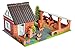 Teifoc Farm Brick Construction Set, 180+ Building Blocks, Erector Set and STEM Building Toy