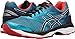 ASICS Men's Gel-Cumulus 18 Running Shoe, Island Blue/Black/Vermilion, 8.5 M US