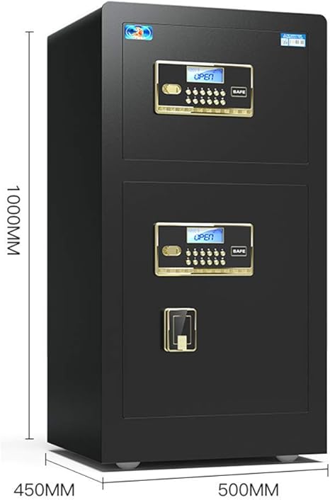 Caja fuerte de 100 cm / 58 kg para almacenamiento seguro de efectivo