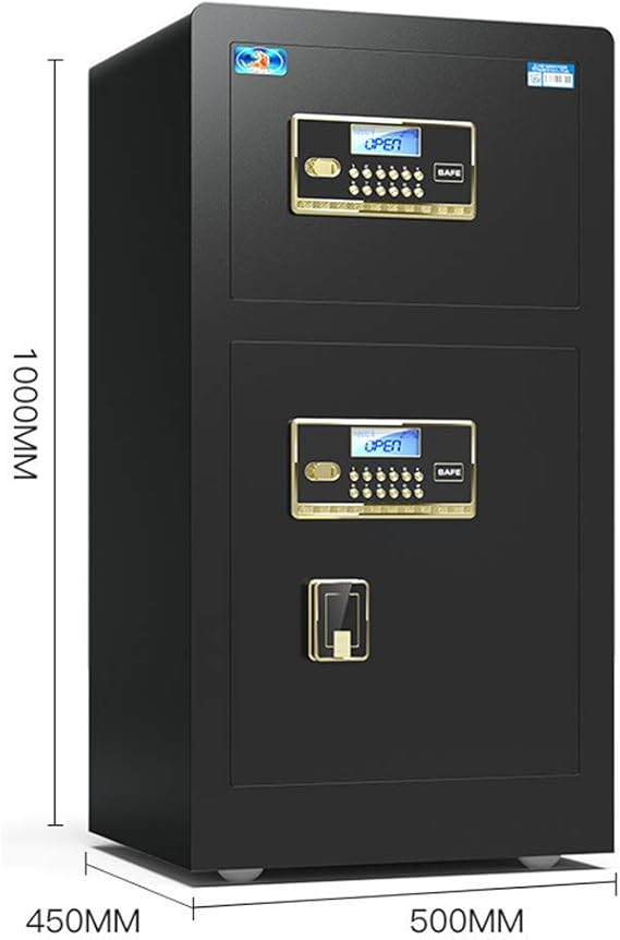 Caja fuerte de 100 cm / 58 kg para almacenamiento seguro de efectivo