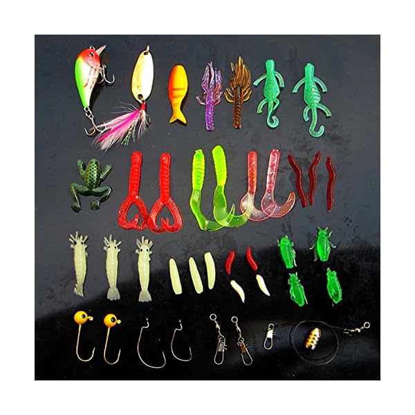 Fishing-Tackle-LotsPortableFun-Fishing-Baits-Kit-Set-With-Free-Tackle-BoxFor-Freshwater-Trout-Bass-Salmon Fishing-Tackle-LotsPortableFun-Fishing-Baits-Kit-Set-With-Free-Tackle-BoxFor-Freshwater-Trout-Bass-Salmon