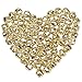 Pengxiaomei 100 PCS Jingle Bells, Gold Christmas Bells, 0.5 Inch Craft Bells Bulk for Party & Festival Decorations and Jewelry Making