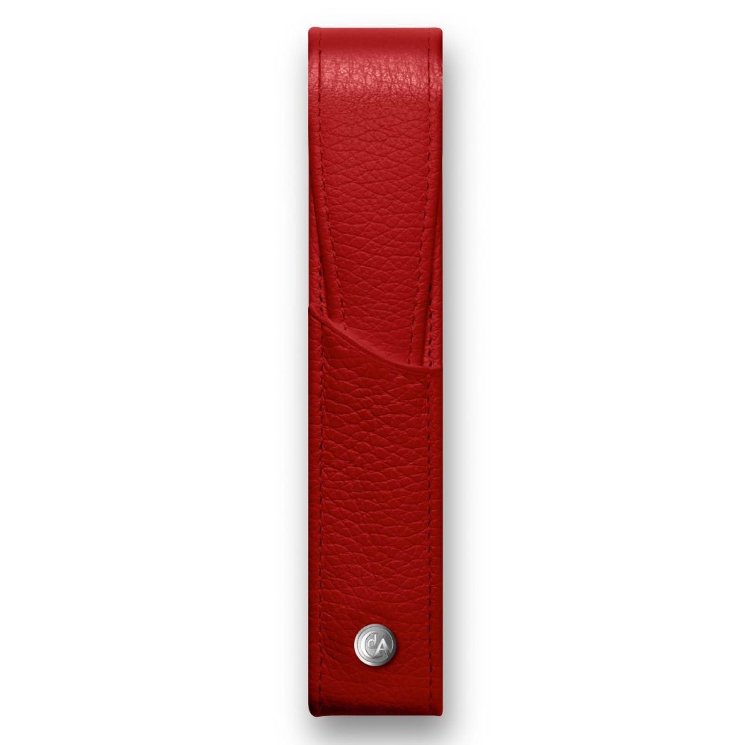 Caran d'Ache Leman Leather Single Pen Case - Red, CD6201.770