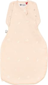 Tommee Tippee Swaddle Bag Newborn 0-3m 1.0 Tog Pink Petal Bottom Zip view 1