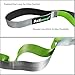 A2ZCARE Yoga Stretch Strap with Multi-Loop 76 inches Long – Exercise Stretching Strap for Yoga Practice, Pilates Exercise, Dance, Fitness and Physical Therapy Rehab (Green (Premium Version))thumb 2
