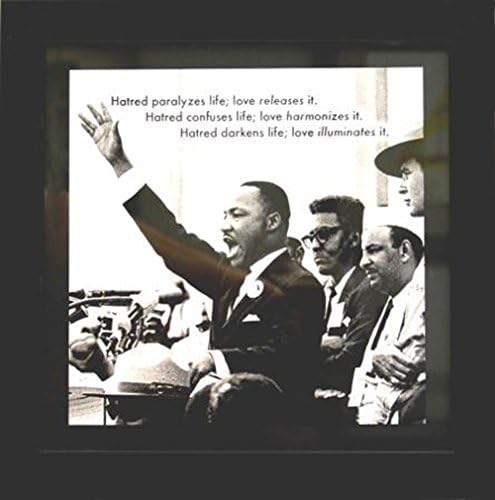 Best Martin Luther King Quote Selma Wall Art Unique Last Minute Fathers Day Women Gifts Ideas For Him Her Women Men Wife Husband Black & White Graphic Art on Canvas makes the Best Executive Wall Art Best Back to School College Supplies
