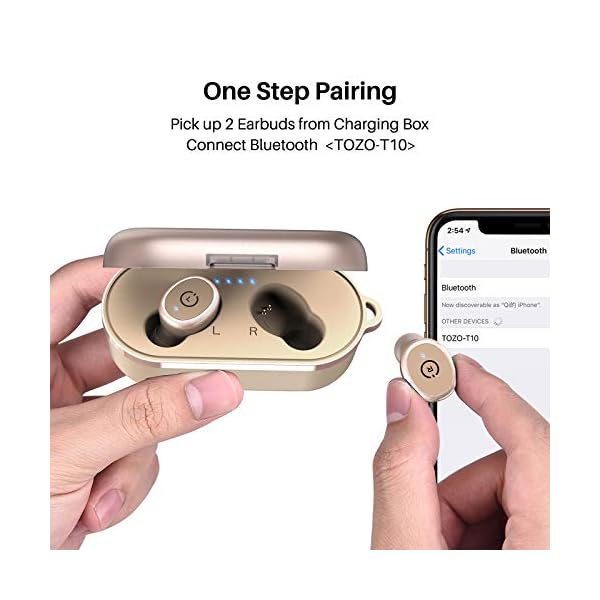TOZO-T10-TWS-Bluetooth-50-Earbuds-True-Wireless-Stereo-Earphones-Headphones-IPX8-Waterproof-in-Ear-Wireless-Charging-Case-Built-in-Mic-Headset-Premium-Sound-with-Deep-Bass-for-Running-Sport-khaki TOZO T10 Bluetooth 5.3 Earbuds True Wireless Stereo Earphones Headphones IPX8 Waterproof in Ear Wireless Charging Case…