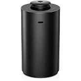 Airversa ANX Waterless Diffuser for Essential Oil for Home, Room, Black | Up to 600 sq ft, Battery Operated, 20mL, Timers &amp; Mist Levels, Car Diffuser, for Office, Bathroom, Cold Air, Portable
