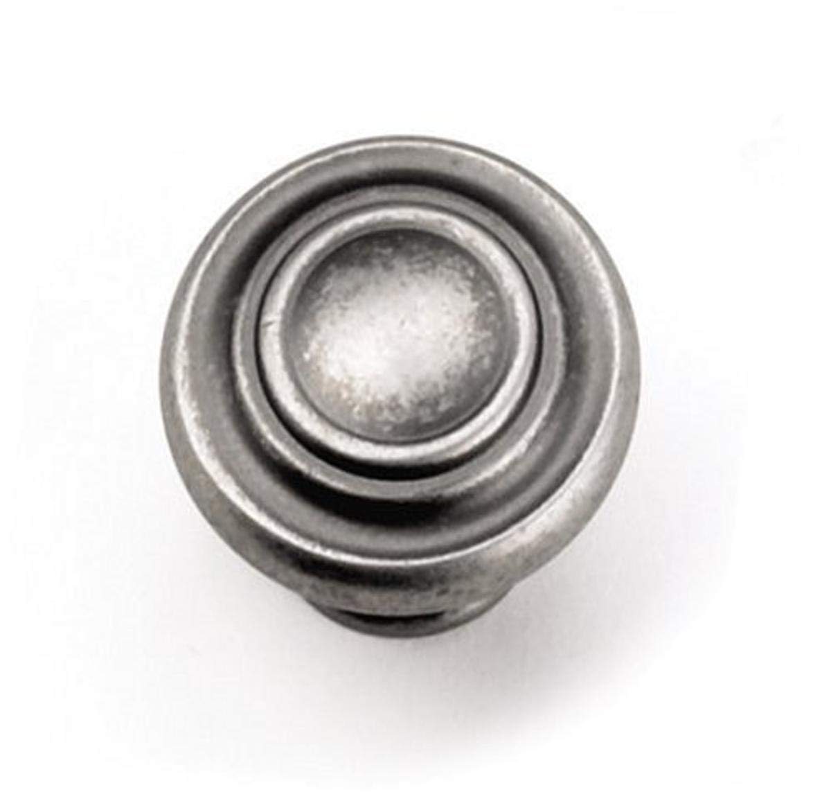 Laurey 51806 Cabinet Hardware 1-3/8-Inch Nantucket Knob, Antique Pewter, Ant, Ant. Pewter