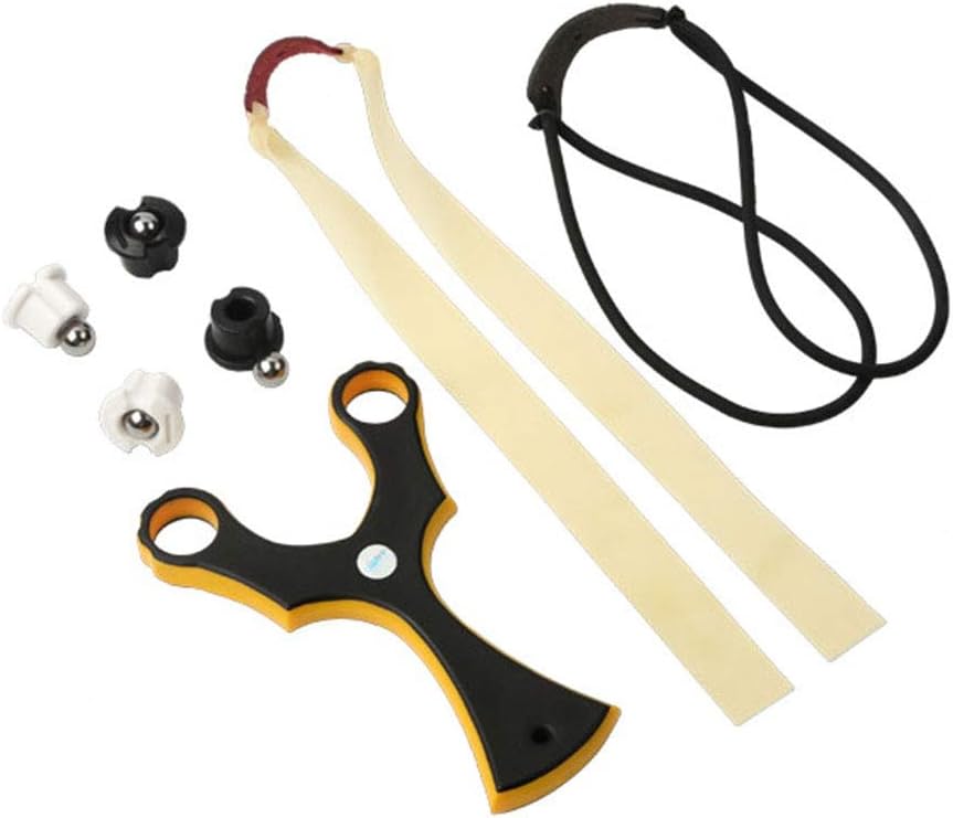 guanma Frame Slingshot Catapults SlingShots High Velocity Powerful Outdoor Professional Hunting Catapult Adjustable 2 Rubber Band
