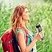 GOOQ Collapsible Silicone Water Bottle, Foldable BPA Free Leak Proof Sports Bottle Leightweight for Travel Outdoors (Black)