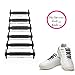 LattoGe Silicone Elastic No Tie Shoelaces Kids Shoelaces Tieless Shoe Laces Lace Lock Bands for Kids, Adults Athletic Running Shoe Laces,Seakers (Kids Size Black) ...