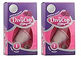 Diva Cup Model 1 Pre-Childbirth Cups, 2 Count