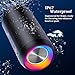 Wireless Speaker Bluetooth, COOCHEER 24W Bluetooth Portable Speaker with Party Light, IP67 Waterproof Portable Wireless Speakers for Outdoor, TWS, 20+Hour Playtime, Built-in mic,Dustproof