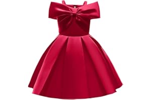 Cichic Elegant Girls Dress Special Occasion Satin Gowns for 2-10Years Kid