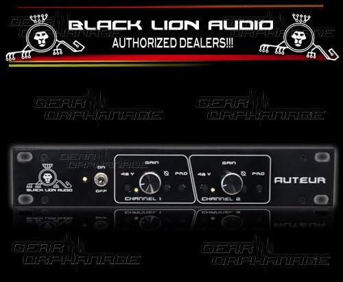 Black Lion Audio Auteur 2-Channel Microphone Preamp
