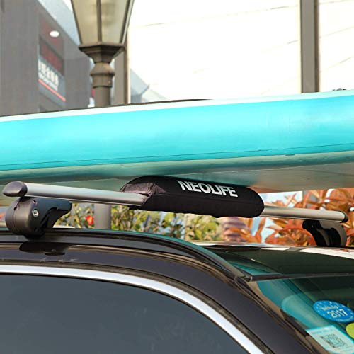 Neolife Car Roof Rack Pads for Surfboard Kayak SUP Snowboard Racks 28inch Long Large Aero Bars [Pair] - Thumbnail 5