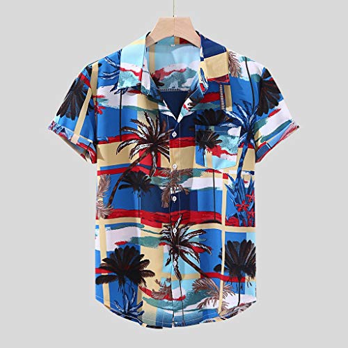 2 Letdown_Men+tops+Hawaiian+Printed+Pockets