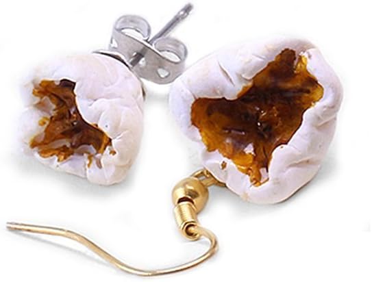 Popcorn Earrings ~ Food Jewelry