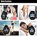 Smart Watch Bluetooth Wrist Smartwatch Touch Screen Unlocked Watch with Sim Card Slot Pedometer Fitness Tracker Compatible with Android iOS Cell Phones Samsung Huawei Xiaomi Men Women Boys Kids Black