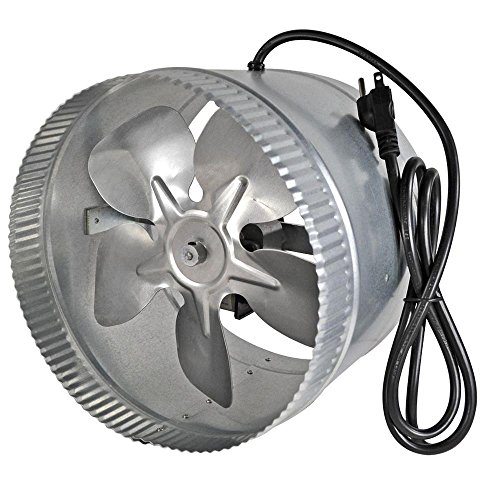Suncourt DB210C Inductor 10 in. Corded In-Line Duct Fan