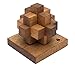 Newton's Comet: Handmade & Organic 3D Brain Teaser Wooden Puzzle for Adults from SiamMandalay with SM Gift Box(Pictured)