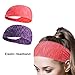 CUH 4 Packs Microfiber Hair Towel Super Absorbent Turban Wrap With 2 Bonus Headbands