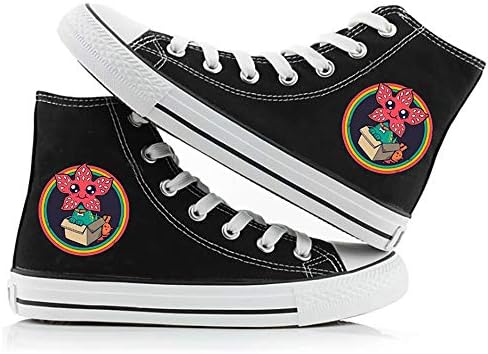 Stranger Things Unisex Canvas Shoes Hi-Top Lace-up Fashion Sneaker-1