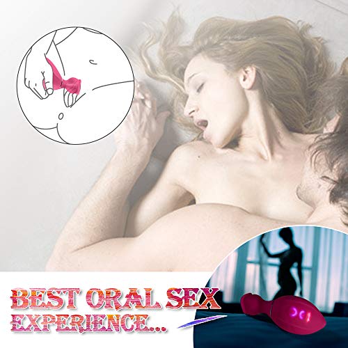 Powerful Sucking Vibrator for Clitoral and Nipple Stimulation, Oral Sex Toy with 8 Sucking Intensities, Fondlove Mini Clit Sucker Rechargeable Waterproof Portable Adult Sex Toy for Couple