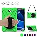BRAECN for Galaxy Tab A 10.1 Case 2016, Heavy Duty Shockproof Kids Friendly Case with Rotating Hand Strap, Kickstand, Carrying Shoulder Strap for Samsung Galaxy Tab A 10.1 2016 Model -Green