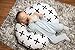 Premium Quality 2 Pack Nursing Pillow Covers by Mila Millie - Nordic Swiss Black & White Cross Unisex Design Slipcovers - 100% Cotton Hypoallergenic (Black & White)