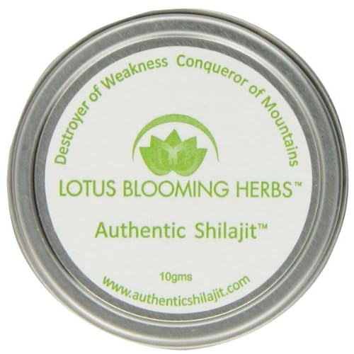 Authentic Shilajit by Lotus Blooming Herbs - 10 Grams (1-2 Month Supply) - Genuine Himalayan Shilajit in it's... image