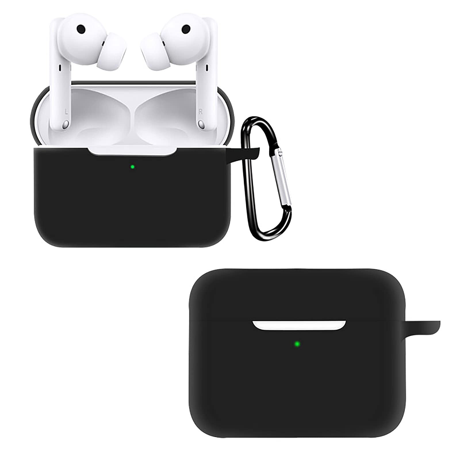 GIOPUEY Cilicone Case for Honor Earbuds 2 Lite, Ultra-thin soft Cover, Slim-Fit,Anti-Fall,Not Easy to Dirty, Honor Earbuds 2 Lite Case, Honor Earbuds 2 Lite Cover - Black