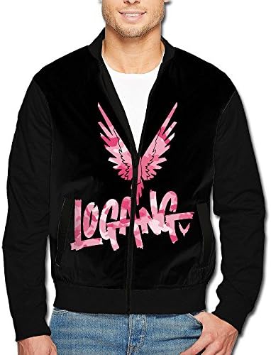 WeiGo Jack Logan Paul Men's Casual Zipper Up Lightweight Jacket Coat With Pockets