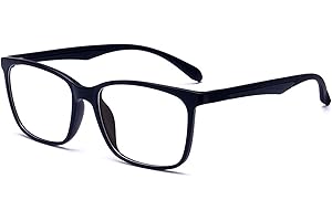 ANRRI Blue Light Blocking Glasses for Computer Use, Anti Eyestrain Lens Lightweight Frame Eyeglasses